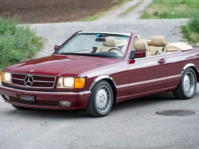 Рідкісний Mercedes-Benz 500 SEC перетворили на кабріолет: за авто просять до $90 тисяч