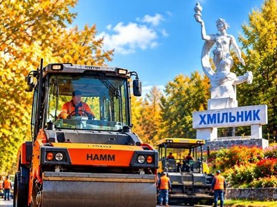 У Хмільницькій громаді тривають роботи з ремонту доріг