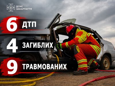 Четверо загиблих і дев’ятеро травмованих: на Закарпатті підсумували наслідки ДТП за вихідні