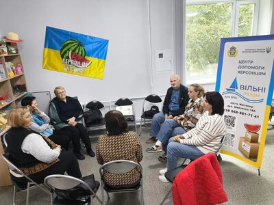 Центр «Вільні разом» у Житомирі надав допомогу переселенцям з Херсонщини