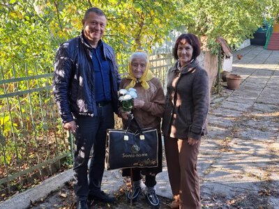 Жителька села Вільхівка Галина Войтович відзначила 95-річний ювілей