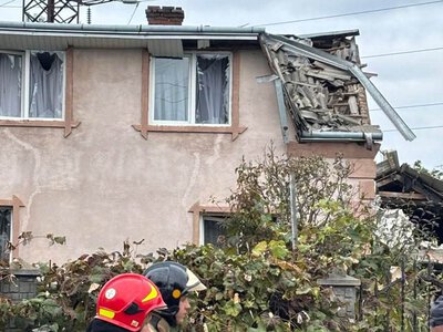 На Львівщині впав підбитий російський безпілотник: є постраждалий, пошкоджені будинки