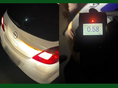 В Ужгороді вночі виявили нетверезу водійку Opel