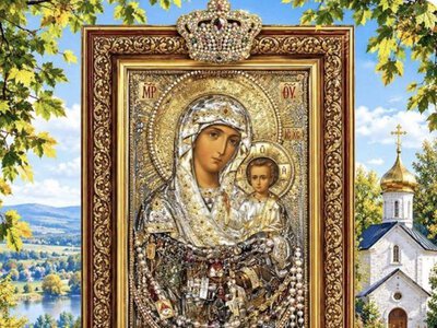 Подільська святиня - ікона Божої Матері Іверська-Мирненська (мироточива)
