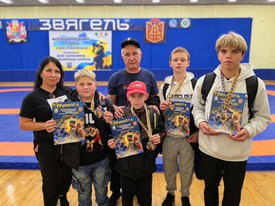 Успіх юних борців із Бердичева на всеукраїнському турнірі