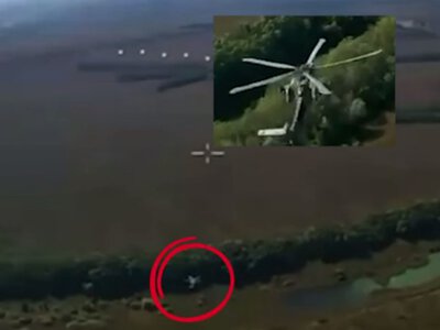 Сили оборони знищили рашистський Мі-28 за допомогою FPV-дрона