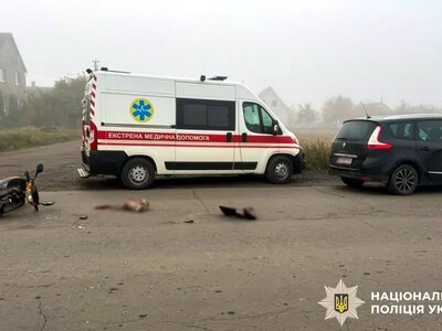 У Володимирці водійка скутера отримала тяжку травму голови в ДТП
