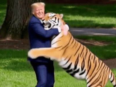 Трамп опинився у центрі скандалу через ШІ-відео з тигром на фоні трагедії у Британії