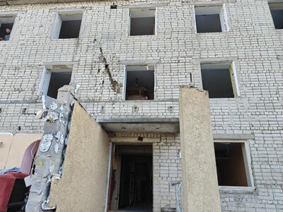 Зруйнований атакою корпус вишу Рівного планують відбудувати за кошти обласного бюджету