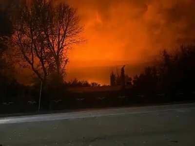 У Росії після ракетної атаки горить військовий аеродром Борисоглєбськ