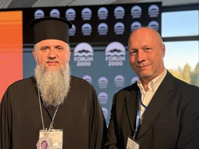  Митрополит Епіфаній у Чехії провів зустріч із головою Міжнародного альянсу за свободу релігії 