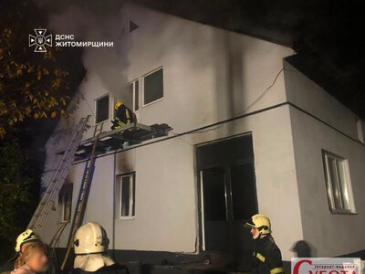 Вогонь знищив майно в кімнаті, але не поширився будинком: пожежа у селі Житомирського району