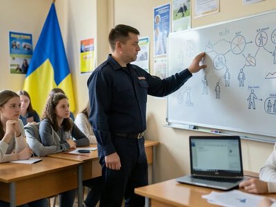 Поліція Херсонщини навчала учнів розпізнавати диверсійні загрози