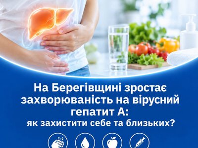 На Берегівщині зафіксовано спалах вірусного гепатиту А: термінові поради лікаря та заходи безпеки