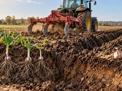 Чому глибоке розпушування ґрунту важливе для часнику