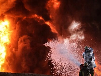 Російська атака дронів на Хмельниччину: попри зусилля ППО, на ключовому об’єкті спалахнула пожежа