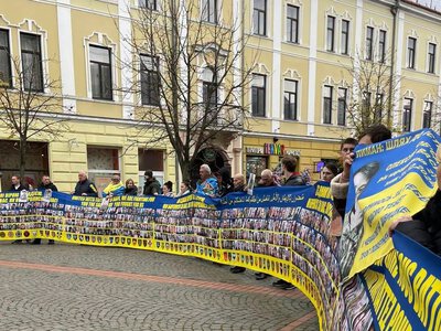 У Мукачеві проведуть акцію на підтримку військовополонених і зниклих безвісти
