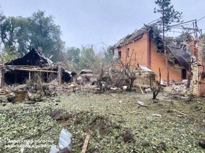 Росіяни влучили у приватний будинок у Запоріжжі
