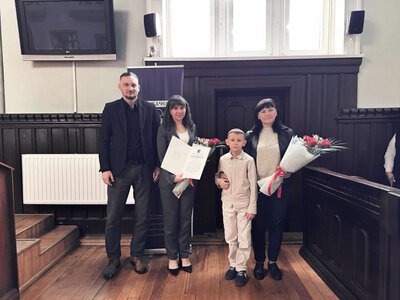У Мукачеві відзначили родину військовослужбовця Василя Качура