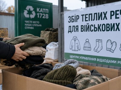 У Рівному збирають теплі речі для військових