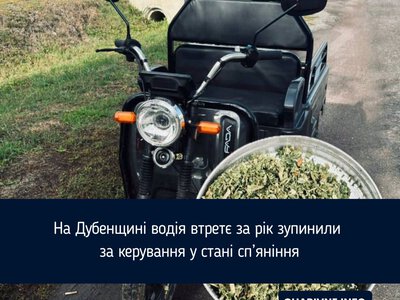 На Дубенщині водія втретє за рік зупинили за керування у стані сп’яніння