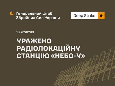 Генштаб ЗСУ: Уражено російську РЛС «Небо-У»