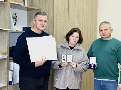 Волонтера Олександра Воробця відзначили нагородами