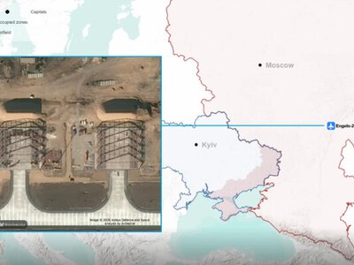 росія будує 16 гігантських укриттів для стратегічних бомбардувальників на авіабазі «Енгельс»