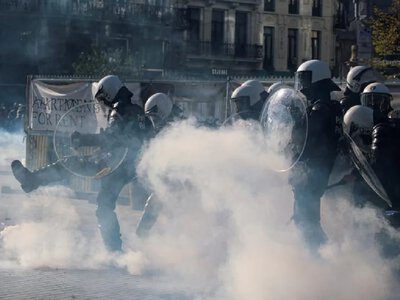 У центрі Брюсселя молодь влаштувала заворушення: близько 10 затриманих