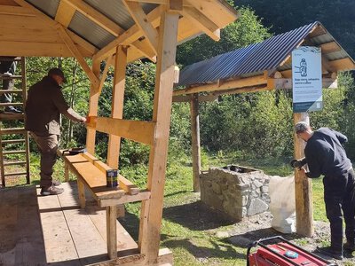 У Карпатському заповіднику збудували мости й альтанки для туристів (ФОТО)
