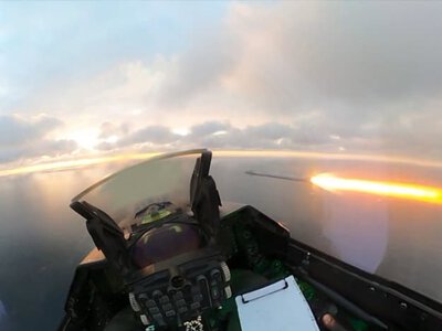 В Румунії оприлюднили відео збиття реактивних дронів над Чорним морем