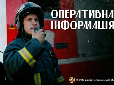 На одній із 7 пожеж на Миколаївщині за добу постраждала дворічна дитина