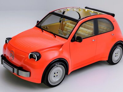 З лотком для яєць у дверях: Citroën презентував концепт відродженого 2CV. ФОТО