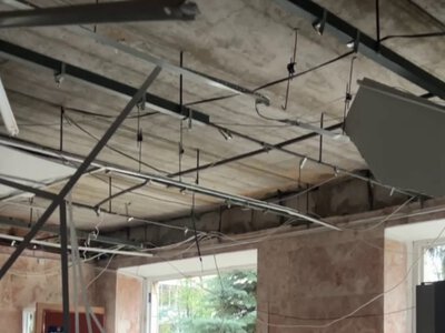 Понівечена російською атакою поліклініка в Києві: репортаж із Солом’янського району