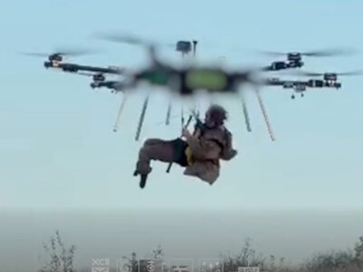 Пораненого бійця вперше евакуювали дроном з поля бою