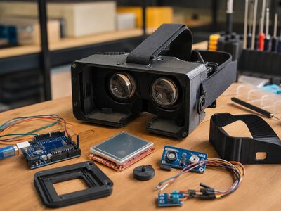 Саморобний VR-шолом обійшовся автору в 180 доларів без урахування поломки дисплеїв