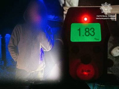 На Хмільниччині зупинили водія Opel із 1,83 проміле алкоголю, який був позбавлений права керування