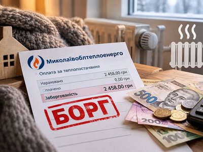 Мешканці Миколаєва заборгували за опалення понад чверть мільярда