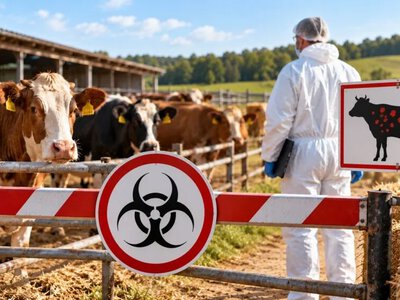 Вузликовий дерматит худоби: обмеження в двох областях