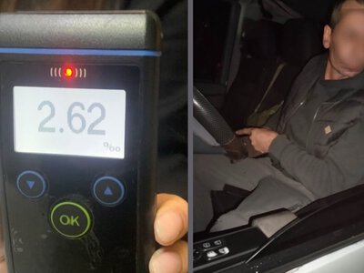 Понад 54 тисячі гривень штрафу: біля Ужгорода зупинили нетверезого водія Mercedes