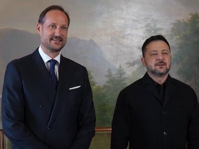 Зеленський в Осло зустрівся із королем Норвегії, говорили про дітей і Олешки (ВІДЕО)
