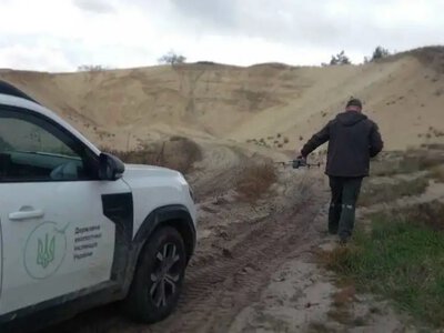 На Рівненщині виявили масштабний нелегальний видобуток піску