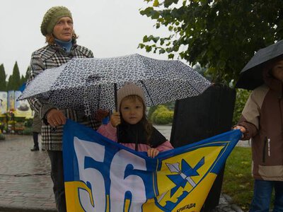 У Крижополі провели мовчазну акцію на підтримку полонених і зниклих безвісти військових