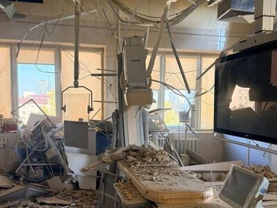 Російський дрон пошкодив операційну Інституту кардіології у Києві