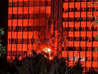 Вибухи та пожежа над Луганськом: загроза для важливого об’єкта зв’язку “Лугаком”