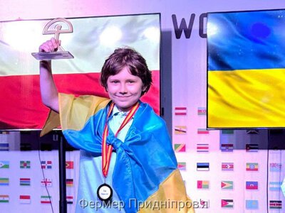Дніпрянин Мирон Нетребка став чемпіоном світу з шахів до 9 років 