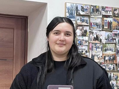 Військову з Прикарпаття Оксану Павлик нагородили медаллю «Лицар бойового чину»