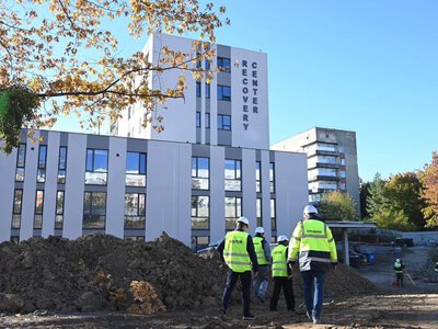 В Ужгороді будівництво реабілітаційного центру 4.5.0 Recovery Center триває за графіком