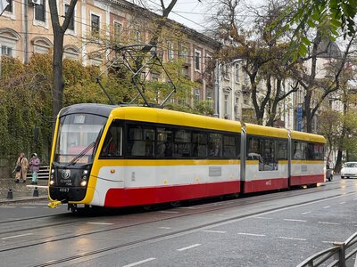 В Одесі знову запустили трисекційні трамваї: яким маршрутом вони працюють