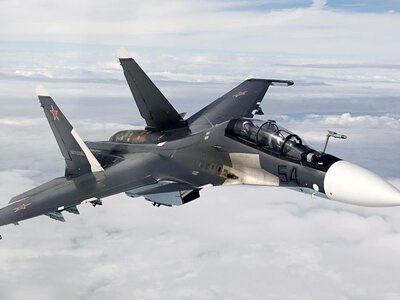 Російський винищувач упав біля цвинтаря в Калінінградській області